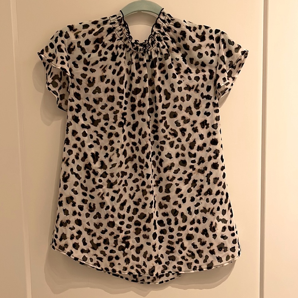 Express Cheetah Print Blouse